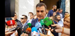 Sánchez califica de "sobresaliente" la coordinación institucional ante la DANA