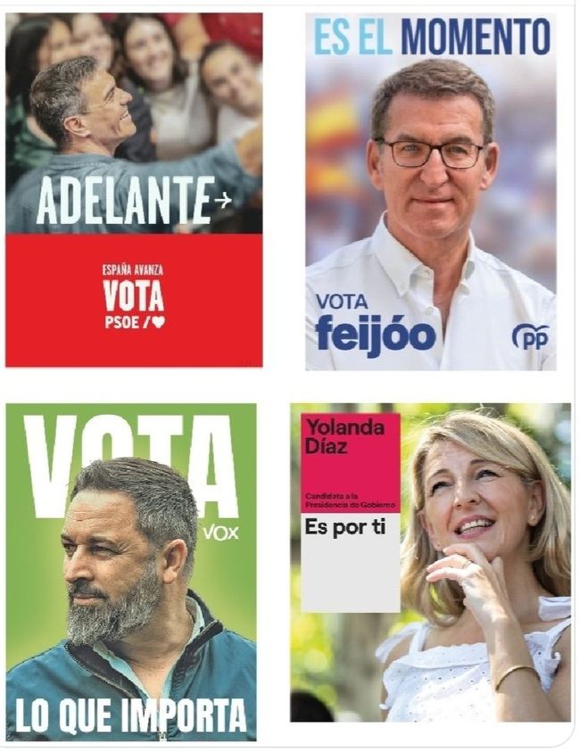 Cuatro carteles: Cuatro estrategias