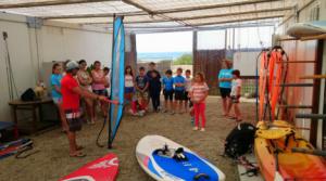 Golf y deportes náuticos para los escolares de Almerimar en su "semana azul"