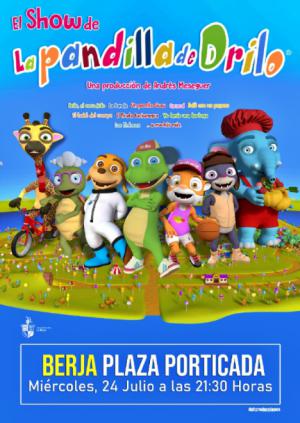 Berja recibirá el show infantil de ‘La Pandilla de Drilo’