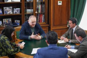 Reunión institucional con el alcalde de Cuevas del Almanzora