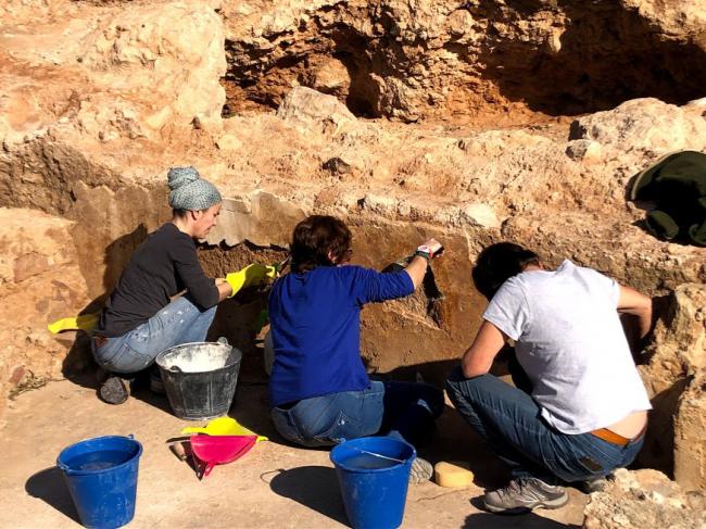 Intervención arqueológica en la ladera del Cerro de San Cristóbal,