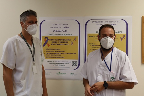 El Hospital de Poniente organiza un taller virtual sobre la psoriasis