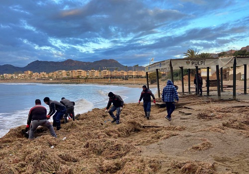 Graves daños en la costa de San Juan de los Terreros