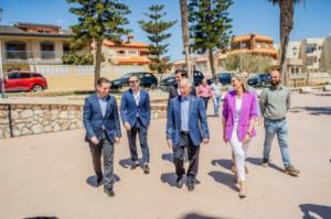 Visita técnica a la jardinería de la Plaza de la Revoltosa de La Romanilla