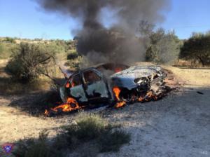 Hallan el cuerpo de un hombre calcinado en un coche en Albox
 