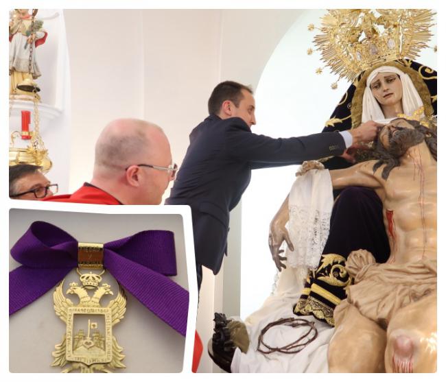 Vera otorga el Escudo de Oro a la Virgen de la Piedad