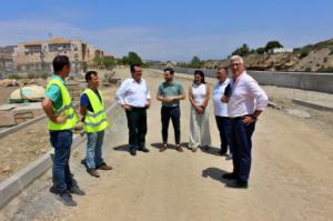 Visita técnica de Ayuntamiento y Diputación a obras en Huércal