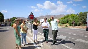 Diputación entrega a Benahadux el proyecto que transformará la travesía de la N-340a