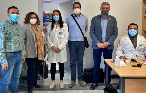 El delegado de Salud visita Macael