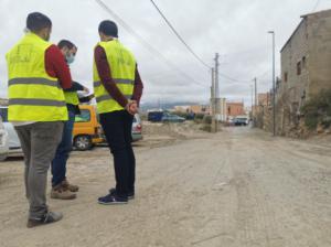 Arrancan la pavimentación del camino viejo de Almería en Vera