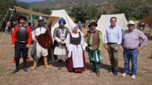 El alcalde de Berja visita la IX edición de la recreación histórica de la Paz de las Alpujarras