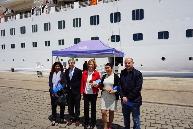 La directora de Puertos de Andalucía visita la Autoridad Portuaria de Almería