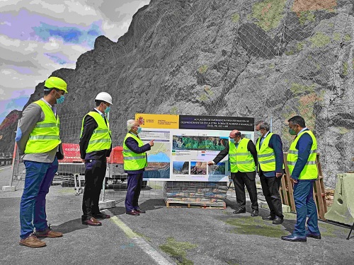 Subdelegado del Gobierno cree que en junio acabarán las obras en El Cañarete