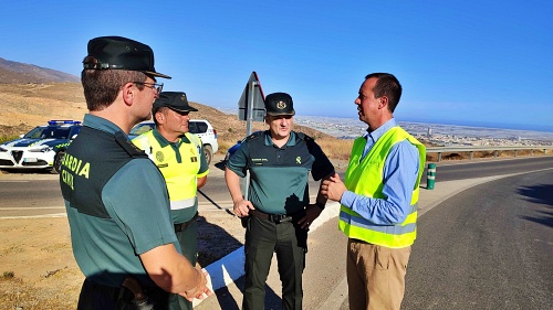 Martín visita el dispositivo de seguridad del Cristo de la Luz