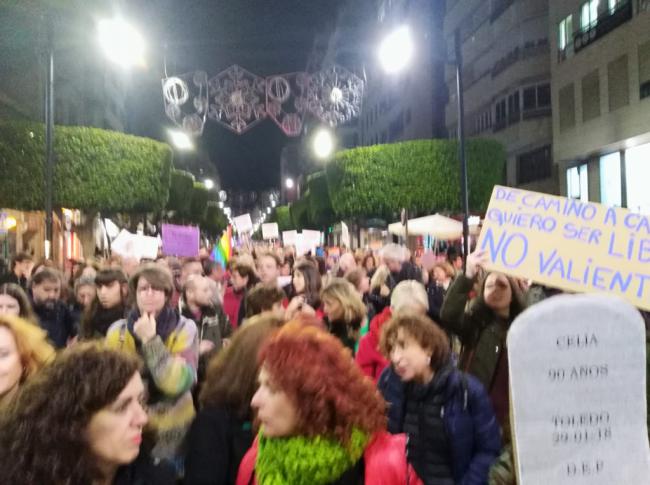 Concentración en Almería contra el futuro gobierno andaluz