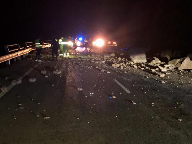 Vuelve a romperse la carretera del Cañarete