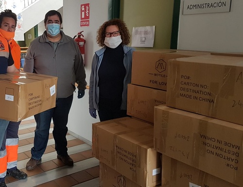 La Mancomunidad del Levante Almeriense adquiere 60.000 mascarillas