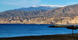 La nieve afecta a varias carreteras de la provincia de Almería