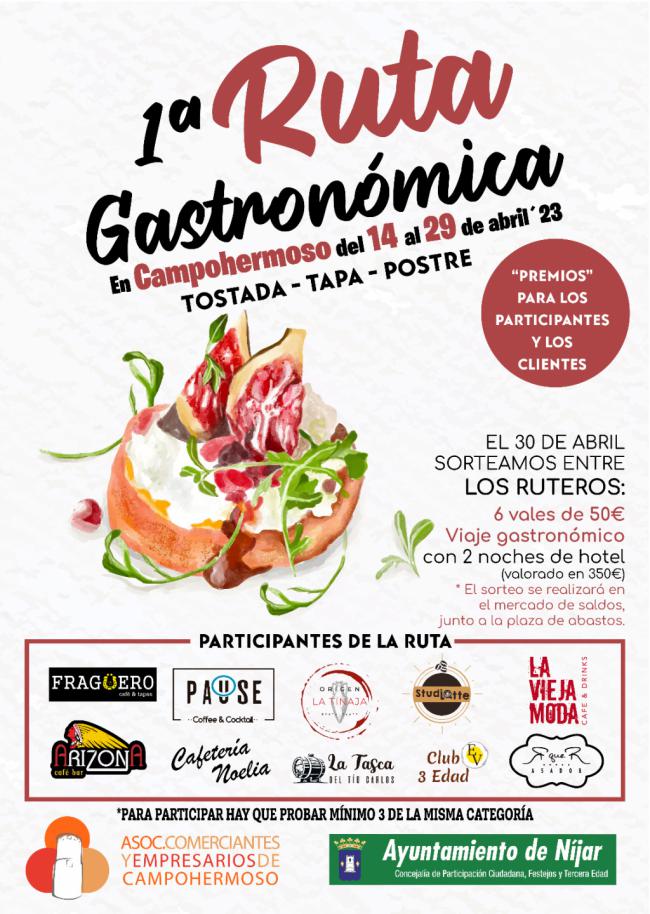 Níjar se suma a las citas gastronómicas y celebra su I Ruta en Campohermoso