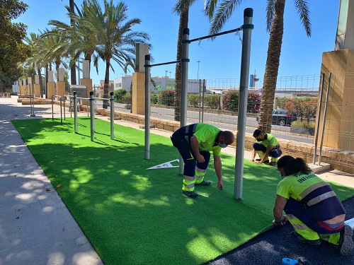 El Ayuntamiento extiende la calistenia al Parque Nicolás Salmerón