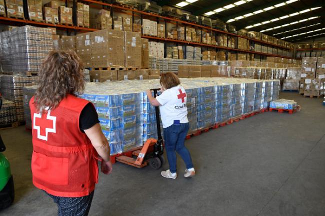 Cruz Roja repartirá en la provincia de Almería más de 236.000 kilos de alimentos