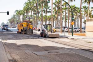 Ojo con el tráfico por las obras de mejora en El Zapillo