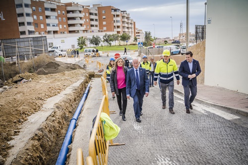 Renovación de la red de abastecimiento en las calles Cantó Checa, Movimiento Indaliano y Miguel Rueda