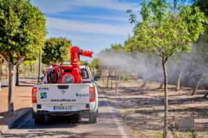 Reforzado dispositivo de fumigación en Roquetas de Mar por proliferación de mosquitos