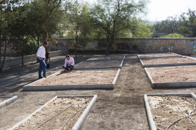 El alcalde destaca el “uso social” de los huertos urbanos de Piedras Redondas, Los Ángeles y Colonia Araceli