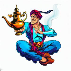 Aladdin espera a los niños de Almería