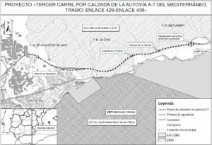 Mitma obtiene Declaración de Impacto Ambiental para el tercer carril de la A-7