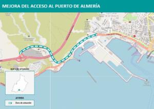 Ya hay propuesta de trazado para mejorar el acceso al Puerto de Almería
 