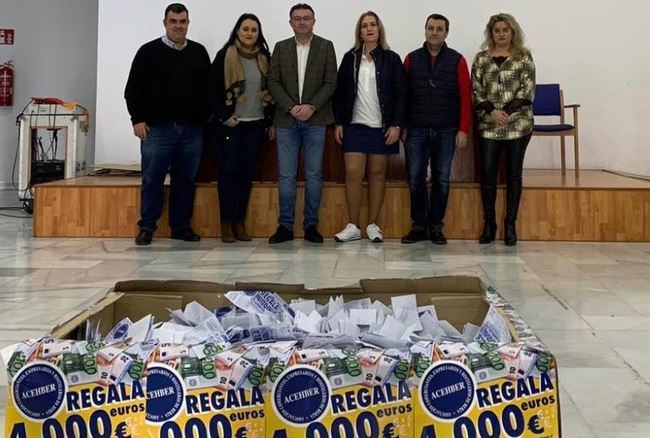 Comerciantes de Berjan sortea cuatro mil euros de la campaña de Navidad