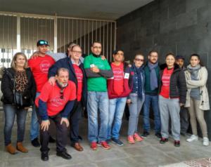 Adelante Andalucía protesta por la venta de un edificio de Roquetas a un "fondo buitre"