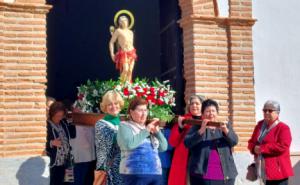 Fiestas en honor a San Sebastián en Adra con misa y procesión