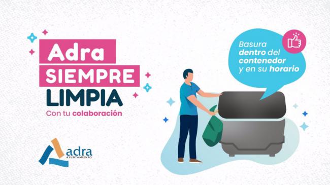 Ayuntamiento desarrolla la campaña 'Adra siempre limpia'