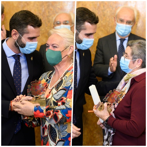 Sor Araceli Fuentes y a Bibiana Montoya reciben premios del Día de la Constitución