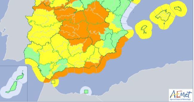 Se mantiene la alerta en Almería a pesar de las pocas incidencias