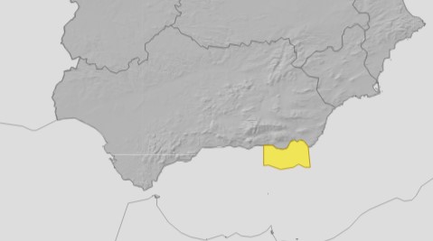 Alerta amarilla en zonas de Almería por viento