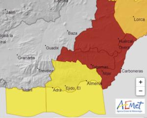 Alerta Meteorológica en Almería