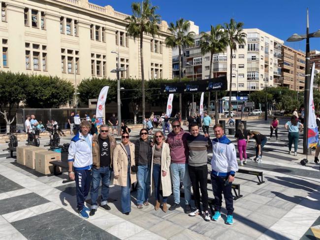 Exhibición de 'crossfit' y halterofilia en Almería con el 'Tour del Talento'