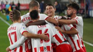 Buenas sensaciones para el Almería en su pelea por el ascenso a Primera División