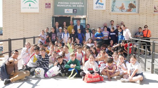 Alumnos de primaria en Adra participan en actividad de creación de hábitos saludables