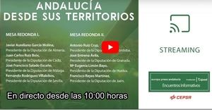 Sigue en directo la intervención del presidente de la Diputación en "Andalucía desde sus territorios"