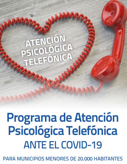 Teléfono de atención psicológica de la Diputación por el #COVID19