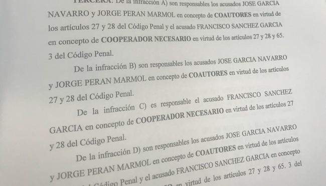 Así tramaron un exalcalde socialista de Albox, un empresario y el exsecretario tres adjudicaciones ilegales