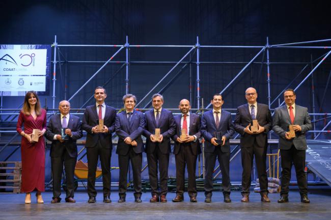 Almería 2019 recibe el reconocimiento del Colegio de Aparejadores y Arquitectos Técnicos