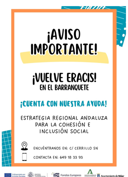 El Plan Local de Intervención en El Barranquete se extenderá hasta 2028