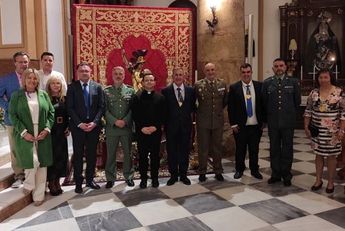 Bendecida la imagen de San Miguel Arcángel en Berja